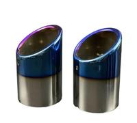 CRJIMX 2 Pezzi Per F&ord Per KUGA 2013 2014 2015 2016 2017 2018 2019 Accessori Stile Auto Terminale Di Scarico In Acciaio Inox(Blu)