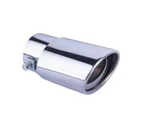 CRJIMX Accessori Auto Per Suzuki Per Vitara 2015 2016 2017 2018 Modifica Terminale Scarico In Acciaio Inox(Argento,Dritto)
