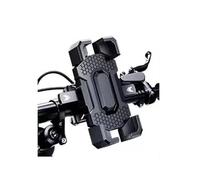 CRJIMX Accessori per Ciclismo Per telefono 4-7 pollici Supporto per Telefono per Motociclo Bicicletta Scooter Manubrio Attacco Clip(Handlebar)