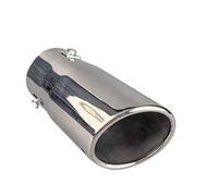 CRJIMX Adatto Per Mazda 3 Per X-Trail 2019 2020 2021 2022 Silenziatore Auto Tubo Di Scarico Terminale Di Scarico(Argento)