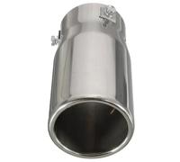 CRJIMX Auto Silenziatore Acciaio Inox Fascia Terminale Tubo Per Veicolo Per Punta Tubo Di Scarico Ricambi Auto Generale(Flat)