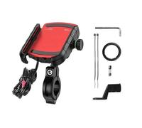 CRJIMX Caricatore Per Telefono Per Moto USB QC 3.0 36 WSupporto Per Cella Per Manubrio Con Base Montaggio Antiscivolo In Lega Alluminio
