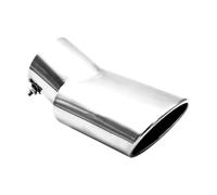 CRJIMX Decorazione Generale Per Tubo Di Scarico Accessori Auto Universali Facili Da Installare Per Bocchettone Di Scarico Per Boccaglio Terminale(Argento)