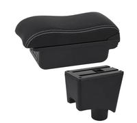 CRJIMX Dettagli Interni Accessori Auto Box Bracciolo Per Auto Per N&issan Per Almera G15(B3 linea bianca 3USB)