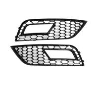 CRJIMX Per A4 B8.5 2013-2016 1 Paio Di Griglie Fendinebbia A Nido D'ape Per Paraurti Anteriore Auto Griglia Di Copertura Per Fendinebbia In Stile RS4 CRJIMX(NERO)