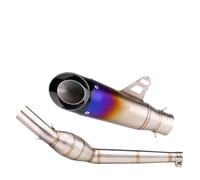 CRJIMX Per Aprilia GPR125 GPR150 Scarico Moto Escape MOTO Tubo Di Collegamento Centrale Modificato In Acciaio Inox Con Catalizzatore DB Killer(Style G)