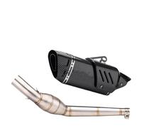 CRJIMX Per Aprilia GPR125 GPR150 Scarico Moto Escape MOTO Tubo Di Collegamento Centrale Modificato In Acciaio Inox Con Catalizzatore DB Killer(Stile B)
