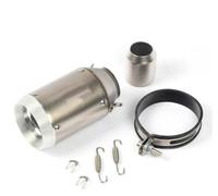 CRJIMX Per B&MW S1000XR Ecc Per Tutti I Tipi Di Motociclette Terminale Di Scarico Universale Slip-On Da 51 Mm In Fibra Di Carbonio(TIPO-b)