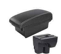 CRJIMX Per C&hevrolet Per Sail 3 Portabreve Bracciolo Per Aveo 3 Per Sail III Componenti Retrofit Bracciolo Auto Scatola Di Riporlo Decorazione(A2 white NO USB)