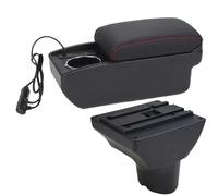CRJIMX Per N&issan Per Kicks 2016 2017 2018 2019 2020 -2024 Box Bracciolo Retrofit Interno Scatola Stoccaggio Auto Accessori Auto(A1 Ricarica rapida)