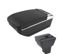 CRJIMX Per N&issan Per Kicks Portabraccioli Auto 2016-2021 Parti Interni Ricambi Retrofit Scatola Di Archiviazione Centrale Interfaccia USB(A2 Black line7 USB)