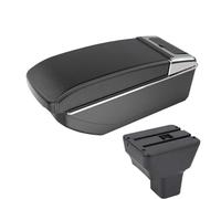 CRJIMX Per N&issan Per Kicks Portabraccioli Auto 2016-2021 Parti Interni Ricambi Retrofit Scatola Di Archiviazione Centrale Interfaccia USB(B3 Black white NO USB)