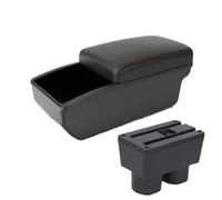 CRJIMX Per N&issan Per Tiida C11 Per Sylphy Per Latio Bracciolo Auto Scatola Di Immagazzinamento Centrale Interna(B1 Red Storage box)