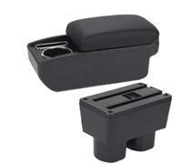 CRJIMX Per N&issan Per Tiida Per Latio Per Sylphy Scatola Bracciolo Portabicchieri Ricambi Retrofit Accessori Auto(C2 Linea nera NO USB)