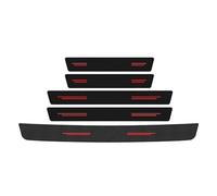 CRJIMX Per Nissan Per Micra Per Juke Per Leaf Per Sentra Per NOTE Per Patrol Soglia Della Portiera Bagagliaio Paraurti Pellicola Protettiva(ROSSO,5PC)