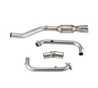 CRJIMX Per Sistemi Di Scarico Per Moto Per CFMOTO 450SR 450 SR In Acciaio Inox Escape Modify Tubo Di Collegamento Anteriore Da 51 Mm Con Catalizzatore