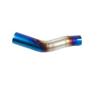 CRJIMX Per Suzuki GSXR 600 750 K8-K10 2008 2009 2010 Silenziatore Di Scarico Per Moto, Tubo Di Collegamento Centrale In Acciaio Inox(Stile B)