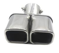 CRJIMX Per Toyota C-HR CHR 2017-2022 Per Auto Acciaio Inox Per Tubo Scappamento Posteriore Per Terminale Silenziatore Per Accessori Auto Per Ricambi(Argento)