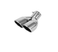 CRJIMX Per Toyota C-HR CHR C HR 2017 2018 2019 2020 Accessori Modifica Terminale Scarico Decorazione Cofano Acciaio Inox(Argento)