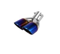 CRJIMX Per Toyota C-HR CHR C HR 2017 2018 2019 2020 Accessori Modifica Terminale Scarico Decorazione Cofano Acciaio Inox(Blu)