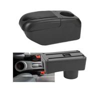 CRJIMX Per Toyota Per Aygo X Scatola Bracciolo Parti Retrofit Scatola Di Riporlo Auto Supporto Braccio Regolabile In Altezza Dettagli Interni(Nero Nero)