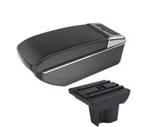 CRJIMX Per TOYOTA Per RUSS Bracciolo Per Toyota Per Avanza Per Rush Per Aruz Bracciolo Auto Retrofit Interni Scatola Di Archiviazione(B1 Black red NO USB)