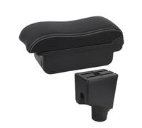 CRJIMX Per Toyota Per Yaris Per Yaris Ibrida 2015 2016 2017 2018 2019 2020 2021 2022 Bracciolo Auto Scatola Di Archiviazione Accessori Auto(A3 Black white NO USB)