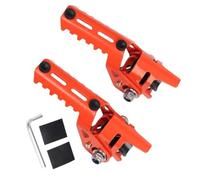 CRJIMX Per Triumph Per Tiger 800 850 900 1050 1200 660 Per Trident 660 Autostrada Anteriore Poggiapiedi Pieghevoli Morsetti(Arancia)