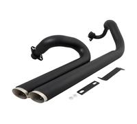 CRJIMX Per Y&amaha Per Drag Star Per V-Star 650 XVS650 DS650 XVS400 650A Per DRAGSTAR 400 Sistema Di Scarico Completo Per Moto Marmitta E Silenziatore(NERO)
