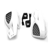 CRJIMX Per YAMAHA DT230LANZA PW50 PW80 RT100 Per SEROW225 Motocross Paramani Con Manubrio Da 7/8" (22 Mm)(BIANCO)