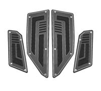 CRJIMX Piastre Per Pedane Moto Per Yamaha TMAX530 Per T-MAX 530 XP530 TMAX560 Per T MAX 560 530 Copripedana Passo Piede Poggiapiedi(NERO)