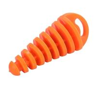 CRJIMX Protezione Tubo Di Scarico Moto Cross Motocross Dirt Bike Tappo Per Tubo Di Tappo Di Sfiato Aria In Gomma Tappo Per Lavaggio Silenziatore(Arancia)