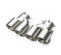 CRJIMX Quadrupla Punta Di Scarico Fibra Di Carbonio Per B&MW G20 G21 M340i M240i G42 M440i Silenziatore Ad Alte Prestazioni Per Sistema Di Scarico(Argento A)