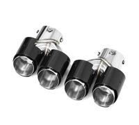 CRJIMX Quadrupla Punta Di Scarico Fibra Di Carbonio Per B&MW G20 G21 M340i M240i G42 M440i Silenziatore Ad Alte Prestazioni Per Sistema Di Scarico(Carbon Fiber C)