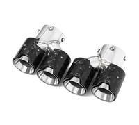 CRJIMX Quadrupla Punta Di Scarico Fibra Di Carbonio Per B&MW G20 G21 M340i M240i G42 M440i Silenziatore Ad Alte Prestazioni Per Sistema Di Scarico(Carbon Fiber J)