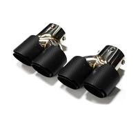 CRJIMX Quadrupla Punta Di Scarico Fibra Di Carbonio Per B&MW G20 G21 M340i M240i G42 M440i Silenziatore Ad Alte Prestazioni Per Sistema Di Scarico(Carbon Fiber E)