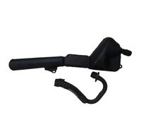 CRJIMX Silenziatore Di Scarico Per Moto Per JIALING JH125L JH150L Protezione Termica Silenziatore In Acciaio Per Motocross E Cross