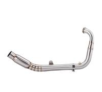CRJIMX Sistema Di Collegamento Scarico Slip-on Per Moto Kit Silenziatore Completo Per Accessori Di Modifica Per Kovemoto 450 Rally(Style C)