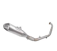 CRJIMX Sistema Di Collegamento Scarico Slip-on Per Moto Kit Silenziatore Completo Per Accessori Di Modifica Per Kovemoto 450 Rally(Stile B)
