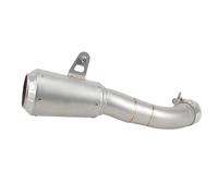 CRJIMX Sistemi Di Scarico Per Moto Silenziatore Slip-on Per YZF R3 R25 MT03 MT25 2015 2016 2017 Accessori Per Modifiche(Argento)
