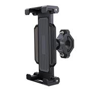 CRJIMX Supporto Telefono Bici Impermeabile Custodia Universale Moto Scooter Manubrio Clip Supporto Cellulare(NERO)