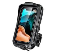 CRJIMX Supporto Telefono Moto Impermeabile Porta Bici 360° Universale Borsa Anti-Scossa Touchscreen Parasole Per 4.7"-7.0"(Fast release version)