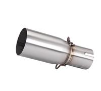 CRJIMX Terminale Di Scarico Per Moto Compatibile Con Adattatore Da 28-45 Mm E Raccordo Centrale Da 51 Mm Accessori Per La Modifica In Acciaio Inossidabile(38mm-51mm)