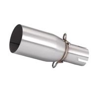CRJIMX Terminale Di Scarico Per Moto Compatibile Con Adattatore Da 28-45 Mm E Raccordo Centrale Da 51 Mm Accessori Per La Modifica In Acciaio Inossidabile(32mm-51mm)