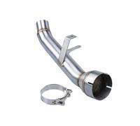 CRJIMX Terminale Di Scarico Slip-On Per SUZUKI GSX-S 1000 GSX S1000 2015 2016 2017 2018 2019 2020 Silenziatore Centrale In Acciaio Inox