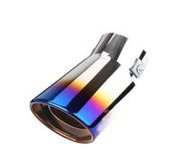 CRJIMX Terminale Di Scarico Universale Per Auto Da 63 Mm In Acciaio Inox Cromato Per Auto Modificate, Accessori Per Il Rivestimento Del Terminale Di Scarico(Multicolore)