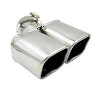 CRJIMX Tubo Di Scarico Per Auto In Acciaio Inossidabile Silenziatore Per Tubo Di Scarico Per N&issan Per Qashqai Accessori Per Auto 1 Pezzo(Argento)