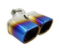 CRJIMX Tubo Di Scarico Per Auto In Acciaio Inossidabile Silenziatore Per Tubo Di Scarico Per N&issan Per Qashqai Accessori Per Auto 1 Pezzo(Blu)