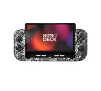 CRKD Nitro Deck - Professional Handheld Controller Deck with Zero Stick Drift for Nintendo Switch and Switch OLED (Rocket League Silver Edition)