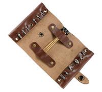 CRKT Hex Bit Driver Roll: e Hex Driver Tools con punta magnetica e rullo in pelle 9911